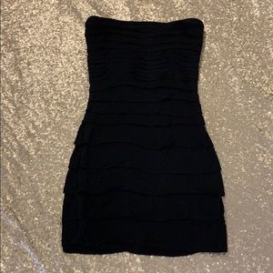 Little Black Strapless Dress